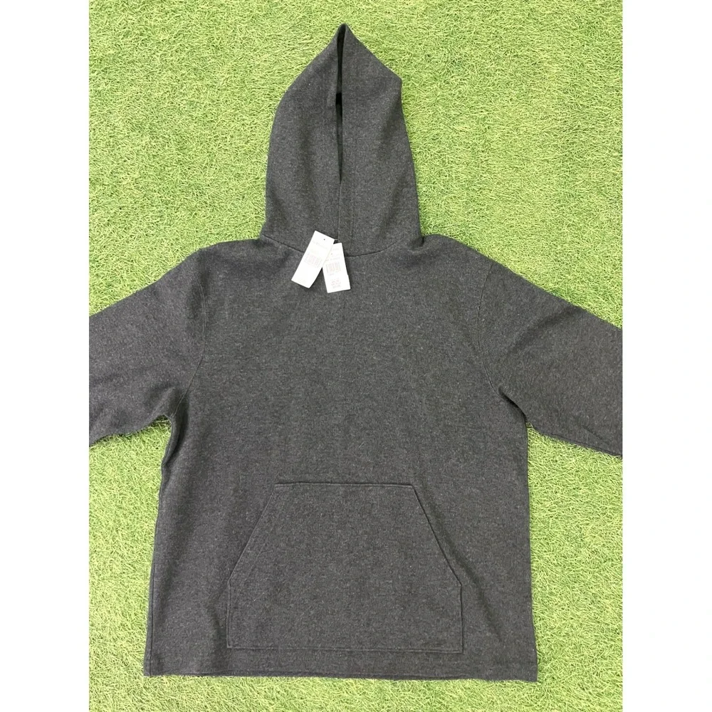 Polo Ralph Lauren Connoisseur‎ Hoodie Mens Large Charcoal Grey 100% Cotton NWT